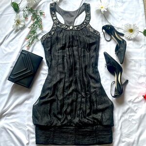 SUE WONG HOLLY'S Glamorous Black Silk Dress 😍 - SIZE 10